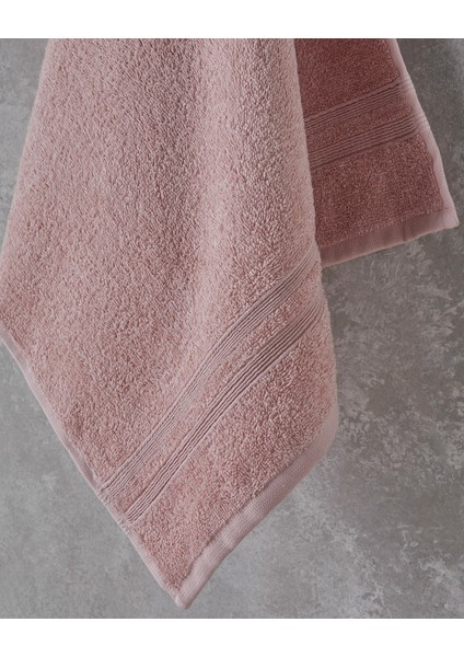 Pure Basic Yüz Havlusu 50 x 90 cm Açık Pembe