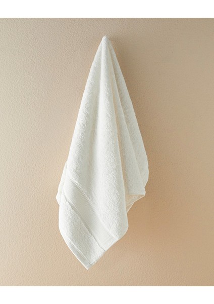 Poffy Soft&premium Pamuklu Yüz Havlusu 50X80 cm Ekru