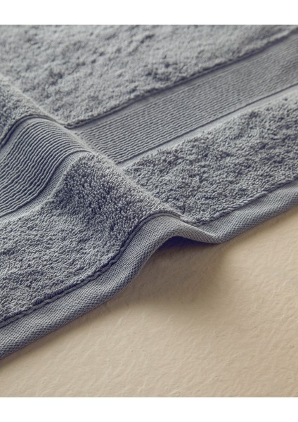Poffy Soft&Premium Pamuklu Yüz Havlusu 50x80 cm Koyu Gri