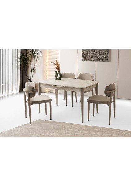 Madrid Masa, Perla Sandalye, Sidon, 130 x 80