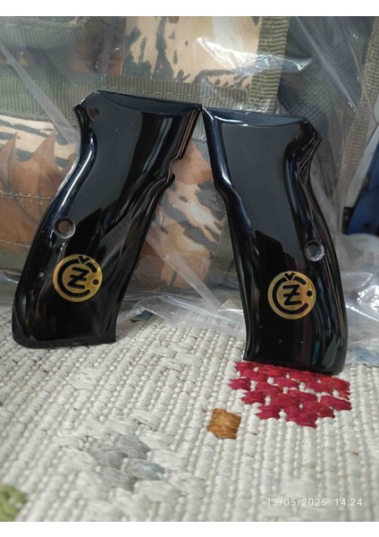 Cz 75 A B Serisi Canik 55 16 Lı Çek Pleksinden Logolu Siyahi Kabze
