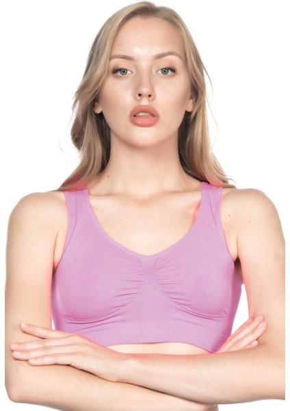 Fuşya Mı Emay 4001 Soft Sporcu Büstiyer