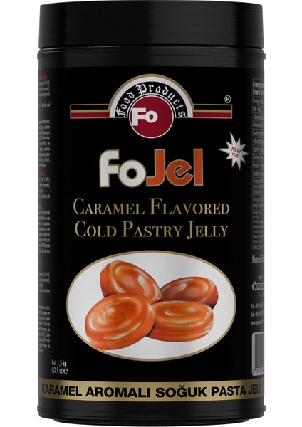 Karamelli Soğuk Pasta Jeli 1,5 kg