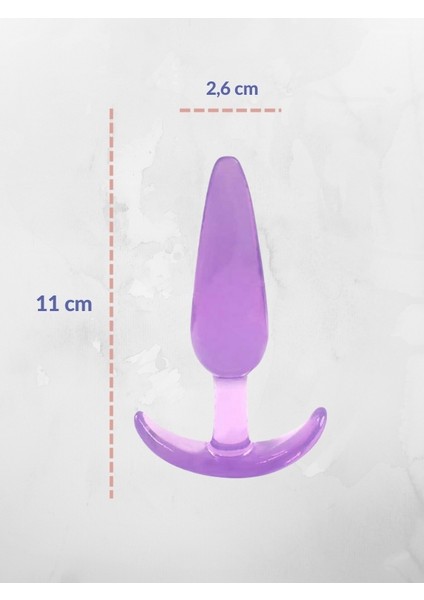 Çilek Aromalı Jel 100 ml + Mor Silikon Plug 11 cm Hediyeli fiyatları