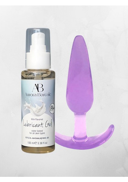 A+ Süt Aromalı Jel 100 ml + Mor Silikon Plug 11 cm Hediyeli