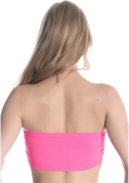 Neon Fuşya Mı Emay 4002 Soft Straplez Büstiyer