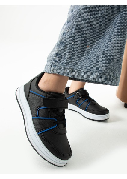 Sneaker Çocuk Spor Ayakkabı Rahat Esnek Ergonomik Okul ve Dışarısı Için Uygun Suya Dayanıklı