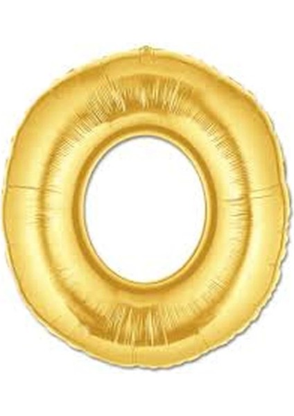 O Harf Folyo Balon Altın Renk 40 Inç