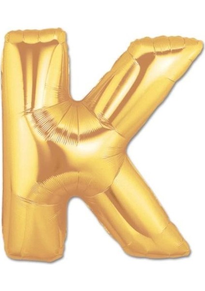 K Harf Folyo Balon Altın Renk 40 Inç