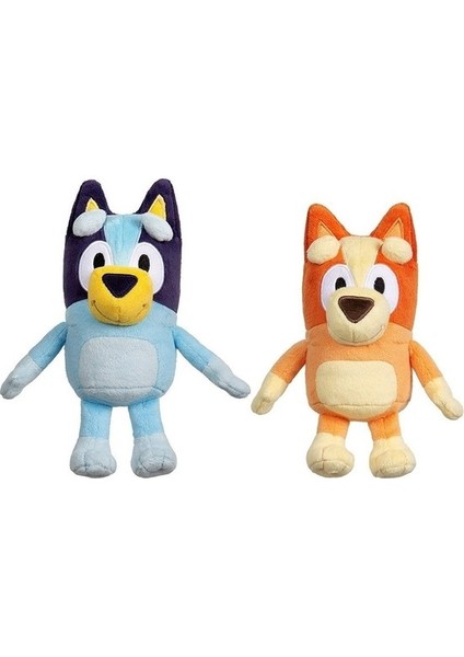 Mkjınmeı 2'li Bluey & Bingo Peluş Oyuncak Paketi, 25 cm (Yurt Dışından)
