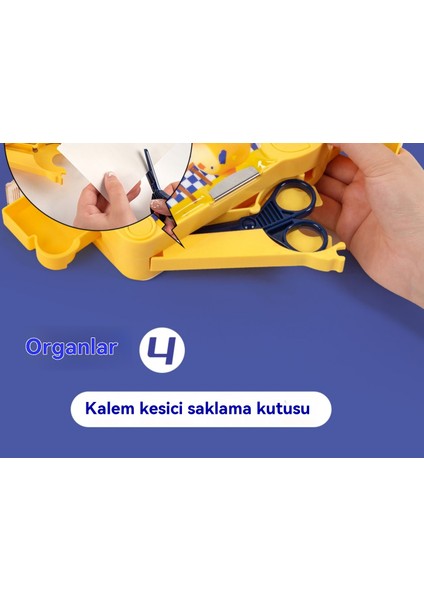 Küçük Süt Ejderha Çok Fonksiyonlu Kırtasiye Kutusu Çok Katmanlı Organ Kalem Kutusu (Yurt Dışından) fırsatları