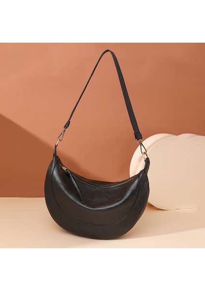 Hilal Çantası Vintage Kadın Çantası Tek Omuz Messenger Çantası (Yurt Dışından)