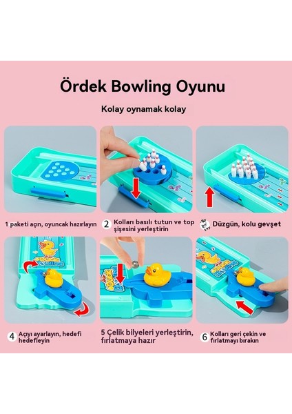 Masa Oyunları Entelektüel Çocuk Ördek Yavrusu Fırlatma Topu (Yurt Dışından)