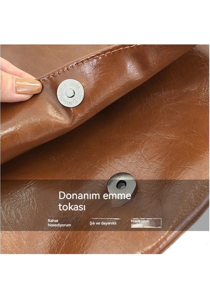 Yeni Kadın Moda Retro Tek Omuz Eğik Rahat Doku Küçük Kare Çanta (Yurt Dışından) fırsatları