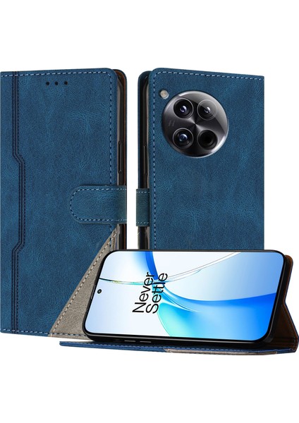 Oneplus 12 5g Deri Kılıf Cüzdan Standı Darbeye Dayanıklı Telefon Kapağı (Yurt Dışından)