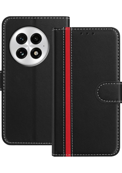 Oneplus 13 Manyetik Tokalı Cüzdan Standı Deri Kapak (Yurt Dışından)