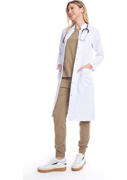 Beyaz Maxi Boy, Hakim Yaka, Doktor Önlüğü