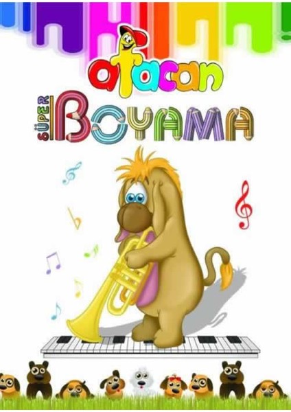 Afacan Süper Boyama (10'lu Kitap)