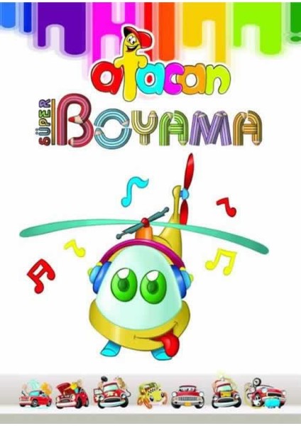 Afacan Süper Boyama (10'lu Kitap)