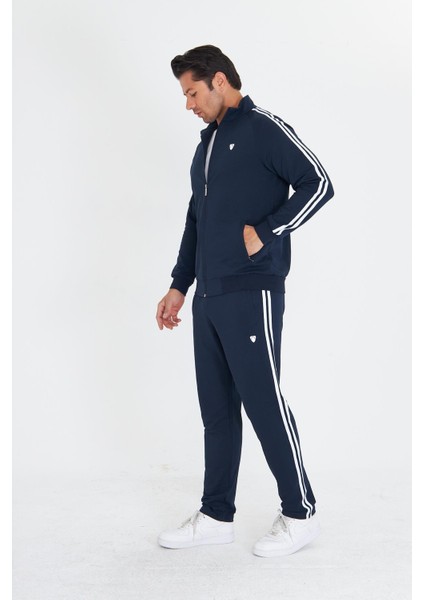 Erkek Pamuklu Eşofman Takımı Lacivert 201550-L fırsatları