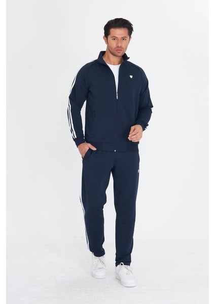 Erkek Pamuklu Eşofman Takımı Lacivert 201550-L fiyatları