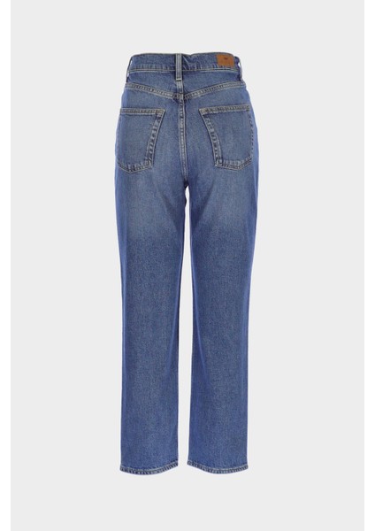 Sydney Yüksek Bel Orta Mavi Patı Fermuarlı Slim Fit Jean Pantolon C 4529-092 fiyatları