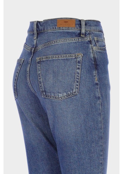 Sydney Yüksek Bel Orta Mavi Patı Fermuarlı Slim Fit Jean Pantolon C 4529-092 modelleri