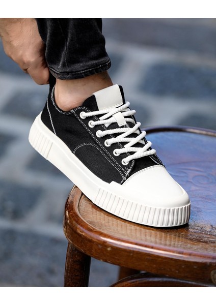 Black Bedali 0373 Keten Erkek Sneaker Ayakkabı fırsatları