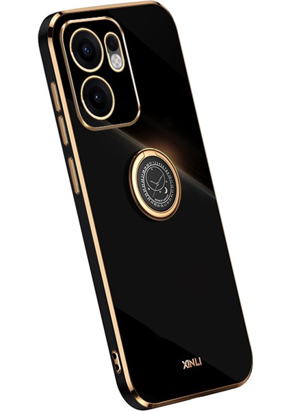 Oppo RENO13 F Halka Kickstand Galvanik Tpu Telefon Kapağı (Yurt Dışından)