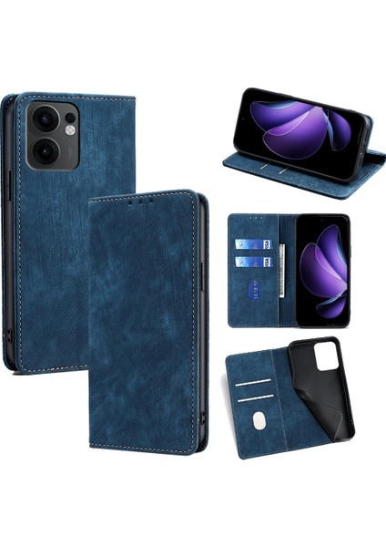 Oppo RENO13 F Rfıd Engelleme Cüzdan Deri Telefon Kapağı (Yurt Dışından)