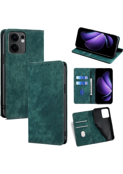 Oppo RENO13 F Rfıd Engelleme Cüzdan Deri Telefon Kapağı (Yurt Dışından)