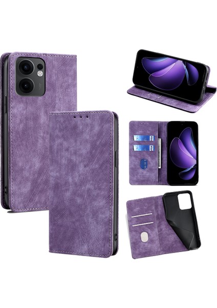 Oppo RENO13 F Rfıd Engelleme Cüzdan Deri Telefon Kapağı (Yurt Dışından)