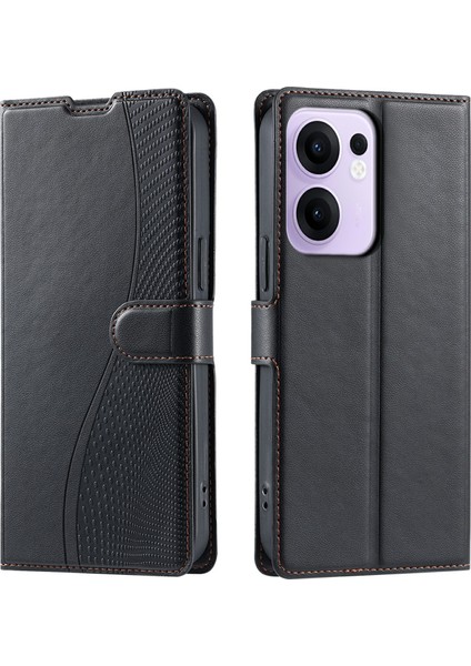 Oppo RENO13 F Kart Yuvalı Pu Deri Flip Telefon Kapağı (Yurt Dışından)