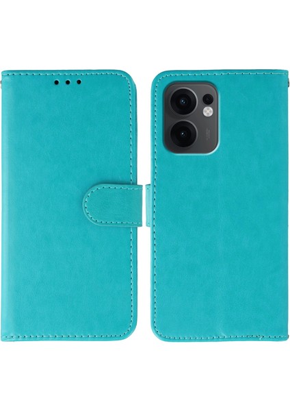 Oppo RENO13 F Pu Deri Flip Cüzdan Telefon Kılıfı Kayışlı (Yurt Dışından)