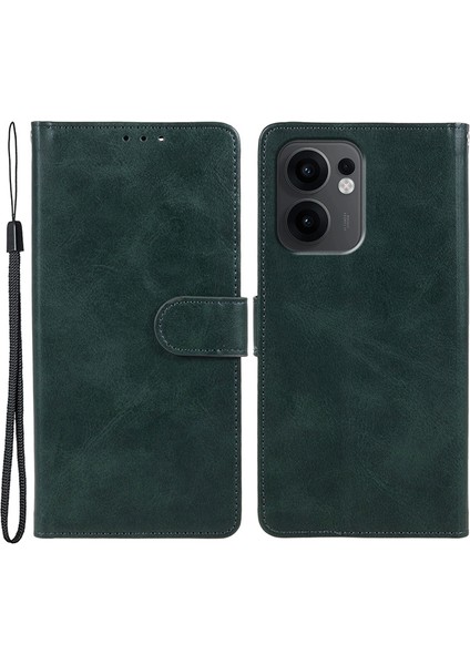 Oppo RENO13 F Pu Deri Cüzdan Koruyucu Telefon Kapağı Buzağı Dokusu (Yurt Dışından)