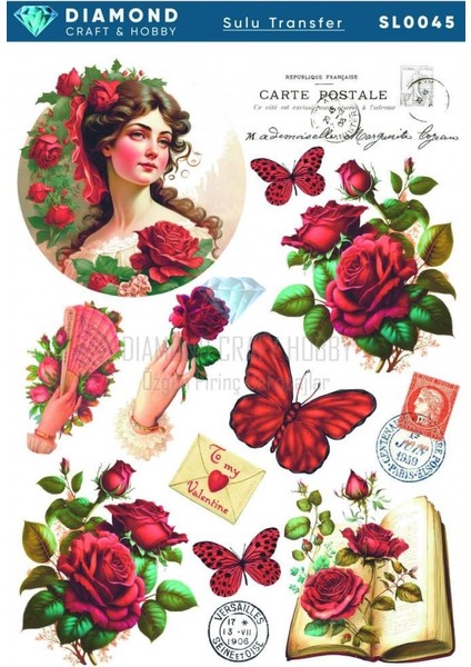 Diamond Craft Sulu Transfer 25X35CM SL045