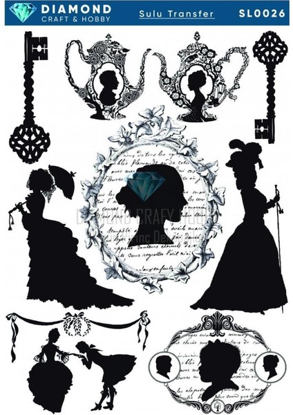 Diamond Craft Sulu Transfer 25X35CM SL026