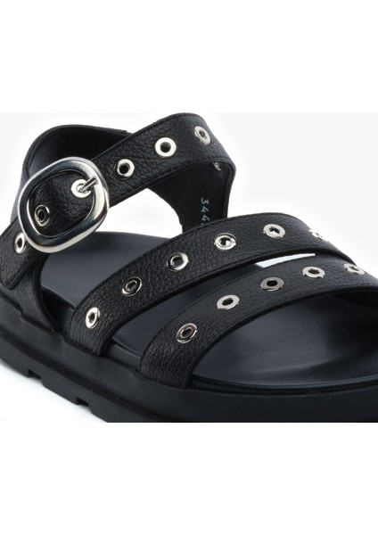 5Y2CS34470-34470 Zn Duz Sandalet (S)