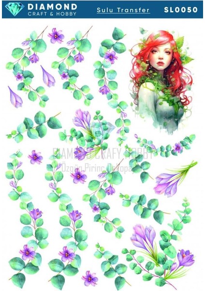 Diamond Craft Sulu Transfer 25X35CM SL050