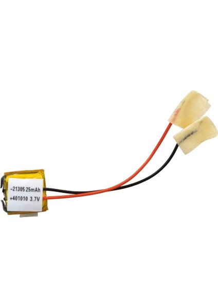 3.7 Volt 25 Mah Lityum Polimer Pil Soketsiz