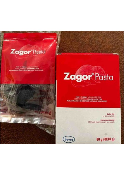 Zagor Pasta Etkili Fare Ilacı 80G (8X10G)
