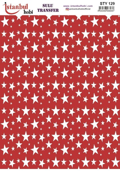 Yılbaşı Sulu Transfer 25X35CM STY129