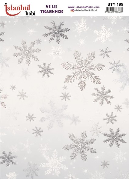 Yılbaşı Sulu Transfer 25X35CM STY198