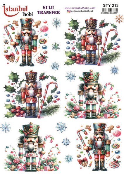 Yılbaşı Sulu Transfer 25X35CM STY213