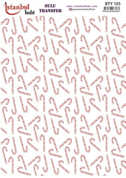 Yılbaşı Sulu Transfer 25X35CM STY123