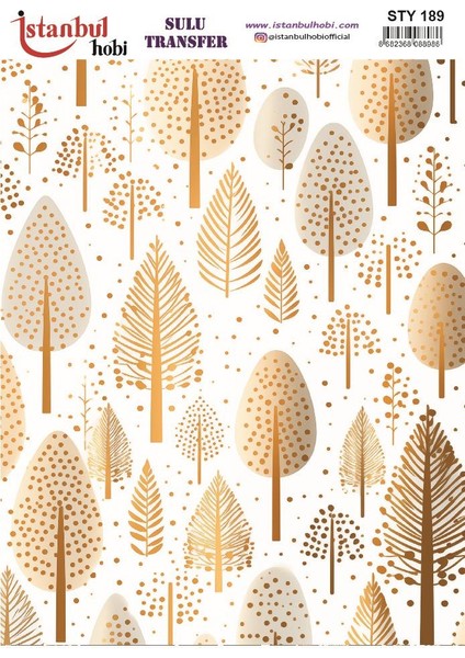 Yılbaşı Sulu Transfer 25X35CM STY189