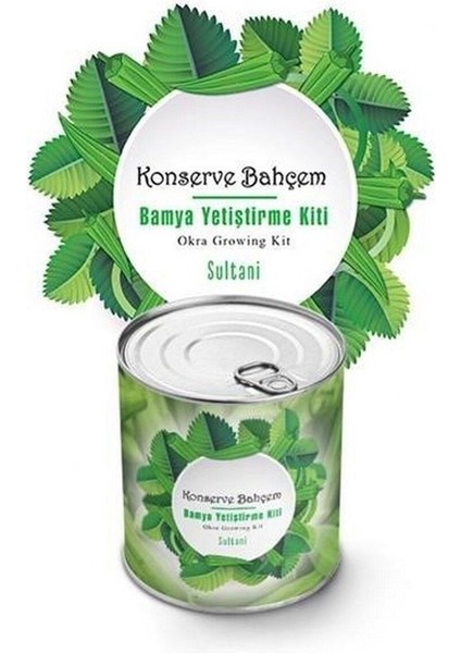 Konserve Bahçem Evde Konservede Sultani Bamya Yetiştirme Kiti