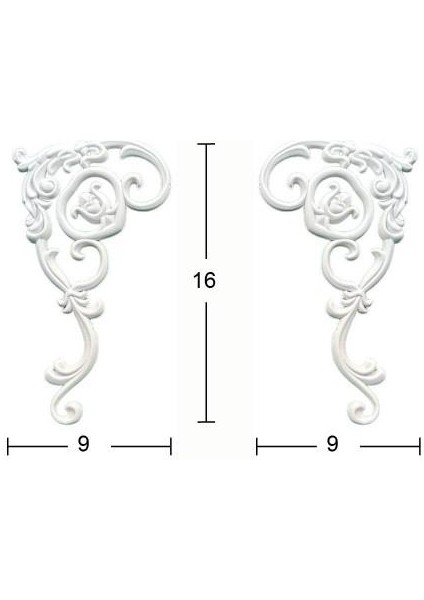 Bükülebilir Esnek Aplik 16X9CM Ea-60