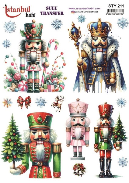 Yılbaşı Sulu Transfer 25X35CM STY211