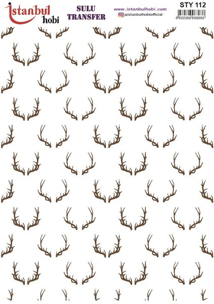 Yılbaşı Sulu Transfer 25X35CM STY112